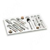 DESIGN Лоток кухонный для столовых приборов для ящика c фасадом 800 мм, цвет белый 6749B35PZ, фото 4