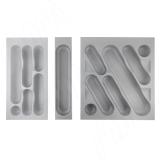 DESIGN Лоток кухонный для столовых приборов для ящика c фасадом 800 мм, цвет серый металлик 6749MT5PZ, фото 2