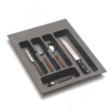 CLASSICA Лоток кухонный для столовых приборов для ящика c фасадом 400 мм, цвет орион серый 6772G425PZ, фото 3