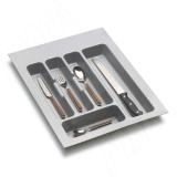 CLASSICA Лоток кухонный для столовых приборов для ящика c фасадом 400 мм, цвет серый металлик 6772MT25PZ, фото 3