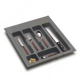 CLASSICA Лоток кухонный для столовых приборов для ящика c фасадом 450 мм, цвет орион серый 6773G425PZ, фото 3