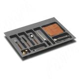 CLASSICA Лоток кухонный для столовых приборов для ящика c фасадом 800 мм, цвет орион серый 6778G4I10PZ, фото 3