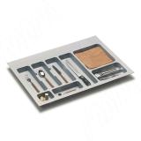 CLASSICA Лоток кухонный для столовых приборов для ящика c фасадом 800 мм, цвет серый металлик 6778MTI10PZ, фото 3