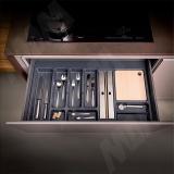 CLASSICA Лоток кухонный для столовых приборов для ящика c фасадом 900 мм, цвет орион серый 6780G4I10PZ, фото 4