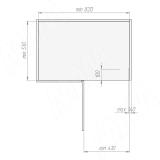 ELEMENT FLOW механизм для углового корпуса, 2 уровня, к-т, правый, графит CSPC.221.45RFS.GR, фото 2