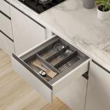 FORMA лоток для столовых приборов для ящика c фасадом 400мм, цвет графит матовый CT401U-01DG, фото 4