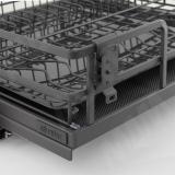 ELEMENT Корзина-посудосушитель 4S 450мм, с креп.к фасаду и пласт.поддоном, направляющие полн. выдвижения, плав. закрывания, графит DRB4.B121.45SF.GR, фото 5