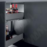 LAMINA Двухуровневая корзина, 300 мм, с боковым крепл., направл. Nova Pro EGTGM30B2LGM, фото 6