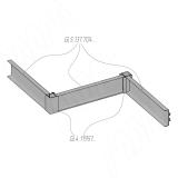 MULTIGOLA Универсальный угол для гола-профиля алюминий матовый (анод) GL4.11951.AL, фото 2