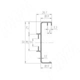 GOLIGHT Универсальная профиль-ручка, золото матовое (анод), L-4200мм GL5.131.817.4200.GL, фото 2