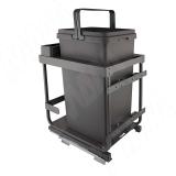 KOMBI 2.0 M40W Система сортировки и хранения, 1 емкость (47л), креп. фасада, полн.выдв., плавн.закр., направл. Nova Pro, крышка-полка KOMBI2GME401ASCGMRF, фото 3