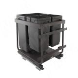 KOMBI 2.0 M50W Система сортировки и хранения, 3 емкости (30л+10л+10л), креп. фасада, полн.выдв., плавн.закр., направл. Nova Pro, крышка-полка KOMBI2GME503SCGMRF, фото 2