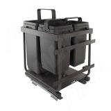 KOMBI 2.0 M50W Система сортировки и хранения, 3 емкости (30л+10л+10л), креп. фасада, полн.выдв., плавн.закр., направл. Nova Pro, крышка-полка KOMBI2GME503SCGMRF, фото 3