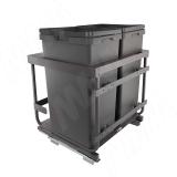 KOMBI 2.0 M60W Система сортировки и хранения, 2 емкости (47л+47л), креп. фасада, полн.выдв., плавн.закр., направл. Nova Pro, крышка-полка KOMBI2GME602ASCGMRF, фото 2