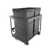 KOMBI 2.0 M60W Система сортировки и хранения, 2 емкости (47л+47л), креп. фасада, полн.выдв., плавн.закр., направл. Nova Pro, крышка-полка KOMBI2GME602ASCGMRF, фото 3