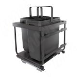 KOMBI 2.0 M60W Система сортировки и хранения, 2 емкости (33л+33л), креп. фасада, полн.выдв., плавн.закр., направл. Nova Pro, крышка-полка KOMBI2GME602SCGMRF, фото 3