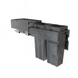 PROBOX MAX F30 Система сортировки и хранения, 2 емкости (2x15), креп. фасада, полн.выдв., плавн.закр., графит MBN302-30DGMAX, фото 2