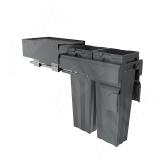 PROBOX MAX F30 Система сортировки и хранения, 2 емкости (2x16), креп. фасада, полн.выдв., плавн.закр., направл. графит MBN302-32DGMAX, фото 2