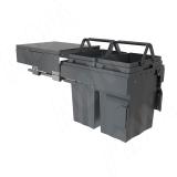 PROBOX F40 Система сортировки и хранения, 2 емкости (2x24), креп. фасада, полн.выдв., плавн.закр., крышка-полка, графит MBN402-48DGMID, фото 2