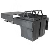 PROBOX F60 Система сортировки и хранения, 2 емкости (2x28), креп. фасада, полн.выдв., плавн.закр., крышка-полка, графит MBN602-56DGMID, фото 2