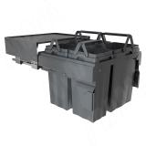 PROBOX MAX F60 Система сортировки и хранения, 4 емкости (2x13+2x24), креп. фасада, полн.выдв., плавн.закр., графит MBN604-74DGMAX, фото 4