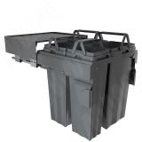 PROBOX MAX F60 Система сортировки и хранения, 4 емкости (2x16+2x31), креп. фасада, полн.выдв., плавн.закр., графит MBN604-94DGMAX, фото 4