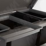 MOVEBIN M90A Система сортировки и хранения, 3 емкости (16,5л+16,5л+10л), установка в ящик, авт.крышка. MVB090AGM, фото 8
