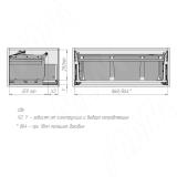 MOVEBIN M90A Система сортировки и хранения, 3 емкости (16,5л+16,5л+10л), установка в ящик, авт.крышка. MVB090AGM, фото 12