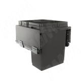 GLOBE 2.0 M45W Система сортировки и хранения, 3 емкости (30л+10л+9л), креп. фасада, полн.выдв., плавн.закр., направл. Nova Pro, крышка-полка PG2GME453SCGMRF, фото 2