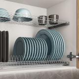 ARIA комплект посудосушителей (сушилка для посуды), без рамки, поддон,  900мм, серый хром ПВ1.9016.1001.11, фото 2