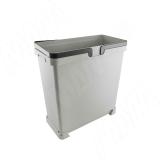 SINGLE XL Ведро с ручками, пластик, объем 33л, H=460мм, цвет серый XL33G, фото 2