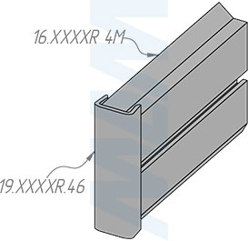 Установка конечного элемента для пластикового кухонного цоколя (Россия), высота 60 мм
