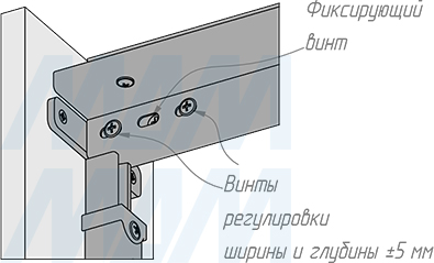 Установка  выдвижной колонны ELEMENT, 150 мм, высота 1960-2360 мм, 5 корзин, полное выдвижение, плавное закрывание  (артикул CLST.3521.15HFS), схема 8