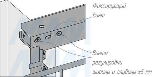 Установка  выдвижной колонны ELEMENT, 200 мм, высота 1960-2360 мм, 5 корзин, полное выдвижение, плавное закрывание  (артикул CLST.3521.20HFS), схема 8