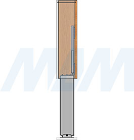 Установка бутылочницы GALAXY с правым креплением