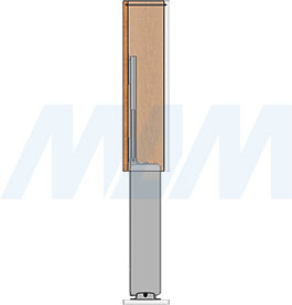Установка бутылочницы GALAXY с левым креплением