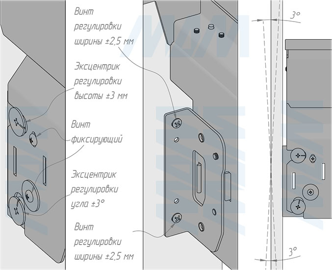 Установка системы PROBOX MAX F30 для сортировки и хранения, 2 емкости (2x15 л), для фасадов шириной 300 мм (артикул MBN302-30DGMAX), схема 8