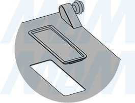 Установка рамки для системы MOVEBIN для сортировки мусора и хранения (артикул MVB0 AGM)