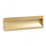 Ручка-раковина 128/160мм золото матовое