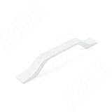 Ручка-скоба 128мм белый матовый