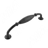 Ручка-скоба 128мм черный матовый