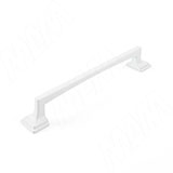 Ручка-скоба 128мм белый матовый