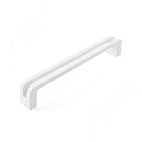 Ручка-скоба 160мм белый матовый