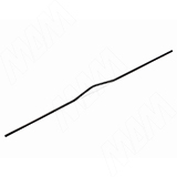 APRO Ручка-скоба 352мм черный матовый