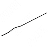 APRO Ручка-скоба 352мм черный матовый