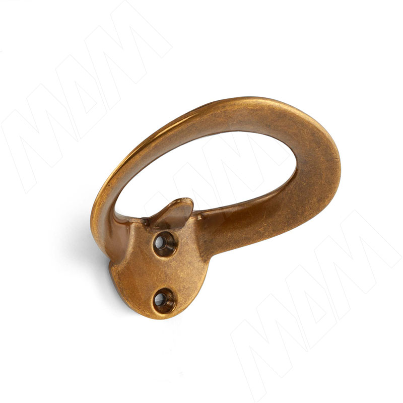 Крючок двухрожковый бронза состаренная HK.44.ABV