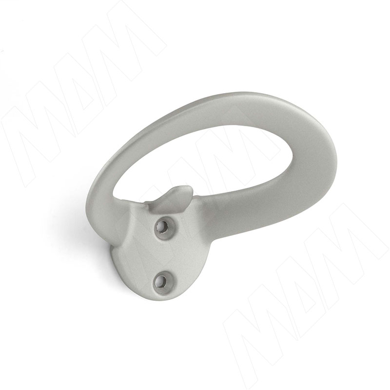 Крючок двухрожковый хром матовый HK.44.SP