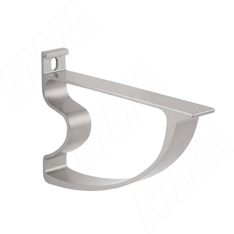 IBIS Менсолодержатель для деревянных полок, хром матовый фото товара 1 - IBS.1054A.9723