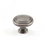 Ручка-кнопка серебро состаренное