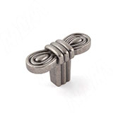 Ручка-кнопка серебро состаренное